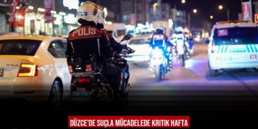 Düzce’de büyük operasyon: 1 haftada 125 aranan şahıs yakalandı!